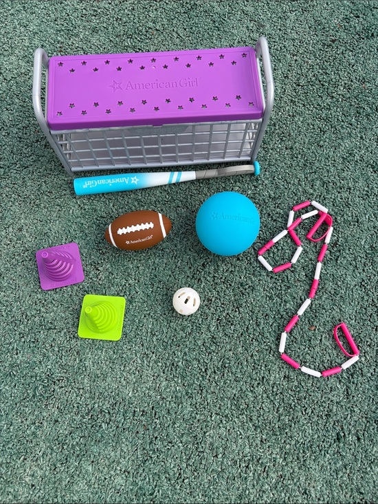 American Girl Other - American Girl Sports Bench Toy Set